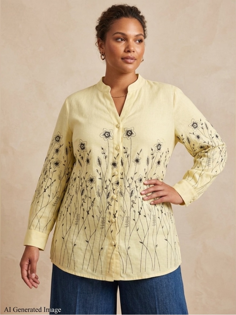 Tweeds soft yellow 1x top